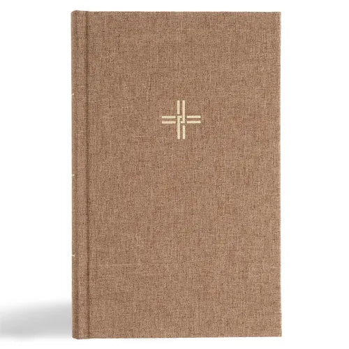 CSB Single-Column Personal Size Reference Bible, Brown Cloth Over Board - Hardcover