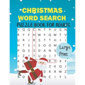 Christmas Word Search Puzzle Book for Adults Large Print: 1160 Christmas Word, Activity Games, Perfect Gift for AdUlts - Paperback