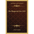 The Bhagavad Gita 1929 - Paperback