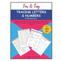 Fun & Easy Tracing Letters & Numbers Workbook: (Practice for kids with line tracing, pen control, ABC letters,123 numbers, sight word, coloring activi - Paperback