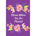 Bloom Where You Are Planted: Guided and Mindfulness Self-Care Prompted - Paperback