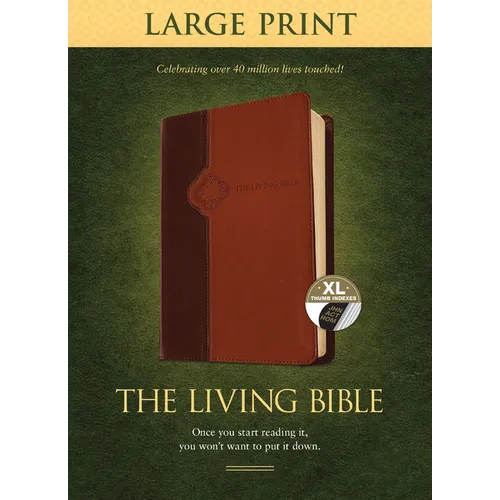 The Living Bible Large Print Edition, Tutone - Imitation Leather