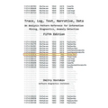 Trace, Log, Text, Narrative, Data: An Analysis Pattern Reference for Information Mining, Diagnostics, Anomaly Detection, Fifth Edition - Paperback