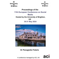 ECSM 2024-Proceedings of the 11th European Conference on Social Media - Paperback