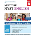 New York State Test Prep: Grade 8 English Language Arts Literacy (ELA) Practice Workbook and Full-length Online Assessments: NYST Study Guide - Paperback