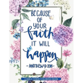 A Bible Verse Coloring Book: Inspirational Christian Coloring Books for Adults - Paperback