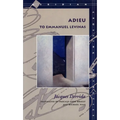 Adieu to Emmanuel Levinas - Paperback
