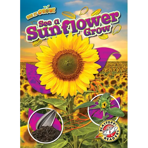 See a Sunflower Grow - Library Binding