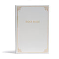 CSB Family Bible, White Bonded Leather Over Board: Holy Bible - Bonded Leather