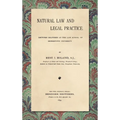 Natural Law and Legal Practice [1899] - Hardcover