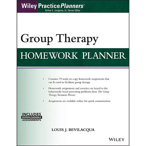 Group Therapy Homework Planner - Paperback