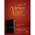 Biblia de Estudio del Diario Vivir Rvr60, Duotono - Imitation Leather