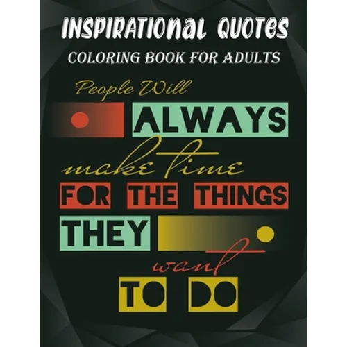 Inspirational Quotes Coloring Book For Adults: Coloring Books For Adults Funny Inspirational - Paperback