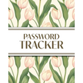 XL Large Print Password Tracker (Pink Tulips): 8"x10" 450+ Alphabetical Password Logbook for Easy Organization; Perfect for Seniors with its 16 pt Fon - Paperback