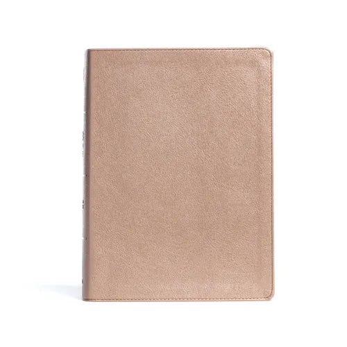 CSB Study Bible, Rose Gold Leathertouch - Imitation Leather