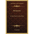 Therapeutae: St. John Never in Asia Minor - Hardcover