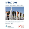 ISSAC 2011 Proceedings of the 36th International Symposium on Symbolic and Algebraic Computation - Paperback