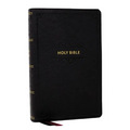 KJV Personal Size Large Print End-Of-Verse Reference Bible, Black Leathersoft, Red Letter, Comfort Print (Thumb Indexed) - Imitation Leather