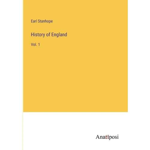History of England: Vol. 1 - Paperback