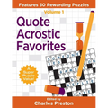 Quote Acrostic Favorites: Features 50 Rewarding Puzzles - Paperback