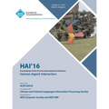 HAI 16 4th International Conference on Human Agent Interaction - Paperback