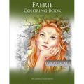 Faerie Coloring Book: Grayscale - Paperback