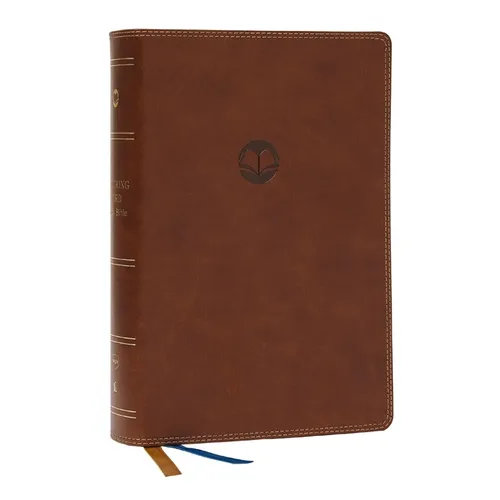 Enduring Word Study Bible: Pastoral Commentary from Every Chapter of the Bible (Nkjv, Brown Leathersoft, Red Letter, Comfort Print) - Imitation Leather