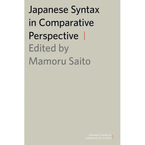 Japanese Syntax in Comparative Perspective - Paperback