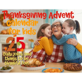 Thanksgiving advent calendar book for kids: Countdown to Thanksgiving with jokes and one thankful thought a day - Paperback