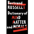 Dictionary of Mind Matter and Morals - Paperback