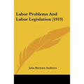 Labor Problems And Labor Legislation (1919) - Paperback
