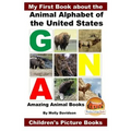 My First Book about the Animal Alphabet of the United States - Amazing Animal Books - Children's Picture Books - Paperback