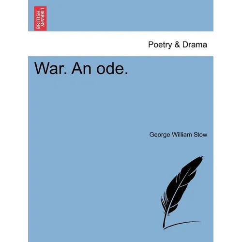 War. an Ode. - Paperback