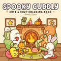 Spooky Cuddly: Cozy Coloring Book for Adults and Teens Featuring Adorable Animal Characters and Cute Ghosts for Relaxation - Paperback