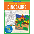 Color-By-Number! Dinosaurs (50 Unique, One-Sided Designs) - Paperback