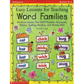 Easy Lessons for Teaching Word Families: Hands-On Lessons That Build Phonemic Awareness, Phonics, Spelling, Reading, and Writing Skills - Paperback