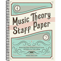 Music Theory Staff Paper: Manuscript Paper with Keyboard Layout and Space for Note-Taking - Spiral