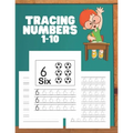 Tracing Numbers 1-10: Number Tracing Workbook for Kindergarten & Preschoolers. Numbers Tracing Worksheets-with Fun Images - Paperback