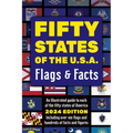 Fifty States of the U.S.A. Flags & Facts: Learn about All 50 American States. Illustrated Guide for Adults & Children with Capital Cities, Nicknames, - Paperback