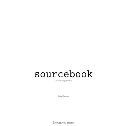 sourcebook - Paperback
