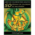 Libro de Colorear para Adultos: 50 Páginas de Colorear de Halloween - Paperback