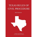Texas Rules of Civil Procedure; 2023 Edition - Paperback
