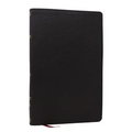 Nkjv, Personal Size New Testament, Black Genuine Leather, Red Letter, Comfort Print - Leather