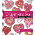 Color & Frame - Valentine's Day (Coloring Book) - Spiral
