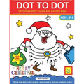 Dot To Dot: Christmas Dots Puzzle and Activity Book - Paperback