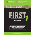 Cambridge English First 1 for Revised Exam from 2015 Student's Book with Answers: Authentic Examination Papers from Cambridge English Language Assessm - Paperback