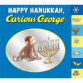 Happy Hanukkah, Curious George Tabbed: A Hanukkah Holiday Book for Kids - Board Book