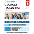 Georgia Milestones Assessment System Test Prep: Grade 6 English Language Arts Literacy (ELA) Practice Workbook and Full-length Online Assessments: GMA - Paperback