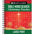 Brain Games - Bible Word Search: Christmas Puzzles - Large Print - Spiral