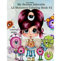 Sherri Baldy My Besties Adorable Lil Monsters Coloring Book #2 - Paperback